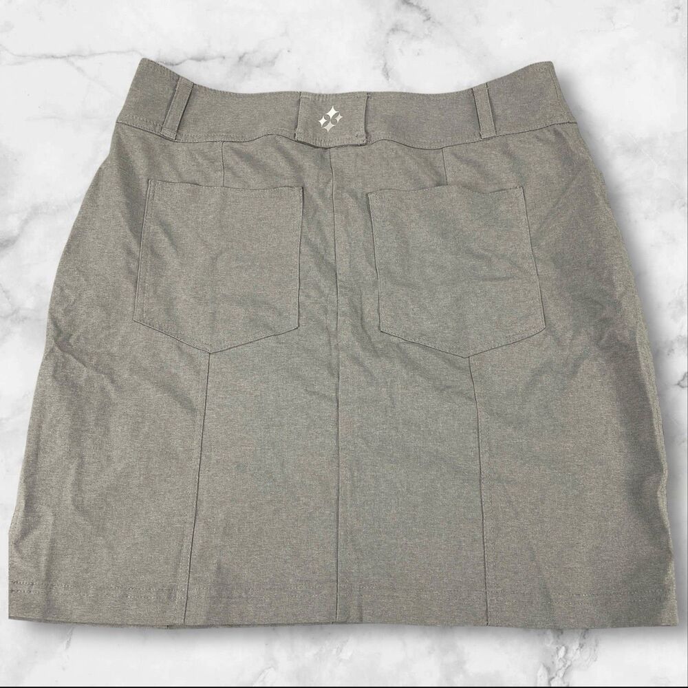 Jofit Skirt Skort Womens Size 6 Gray Solid Tennis Golf Pickleball Active